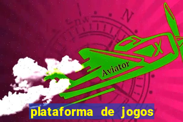 plataforma de jogos nova pagando no cadastro